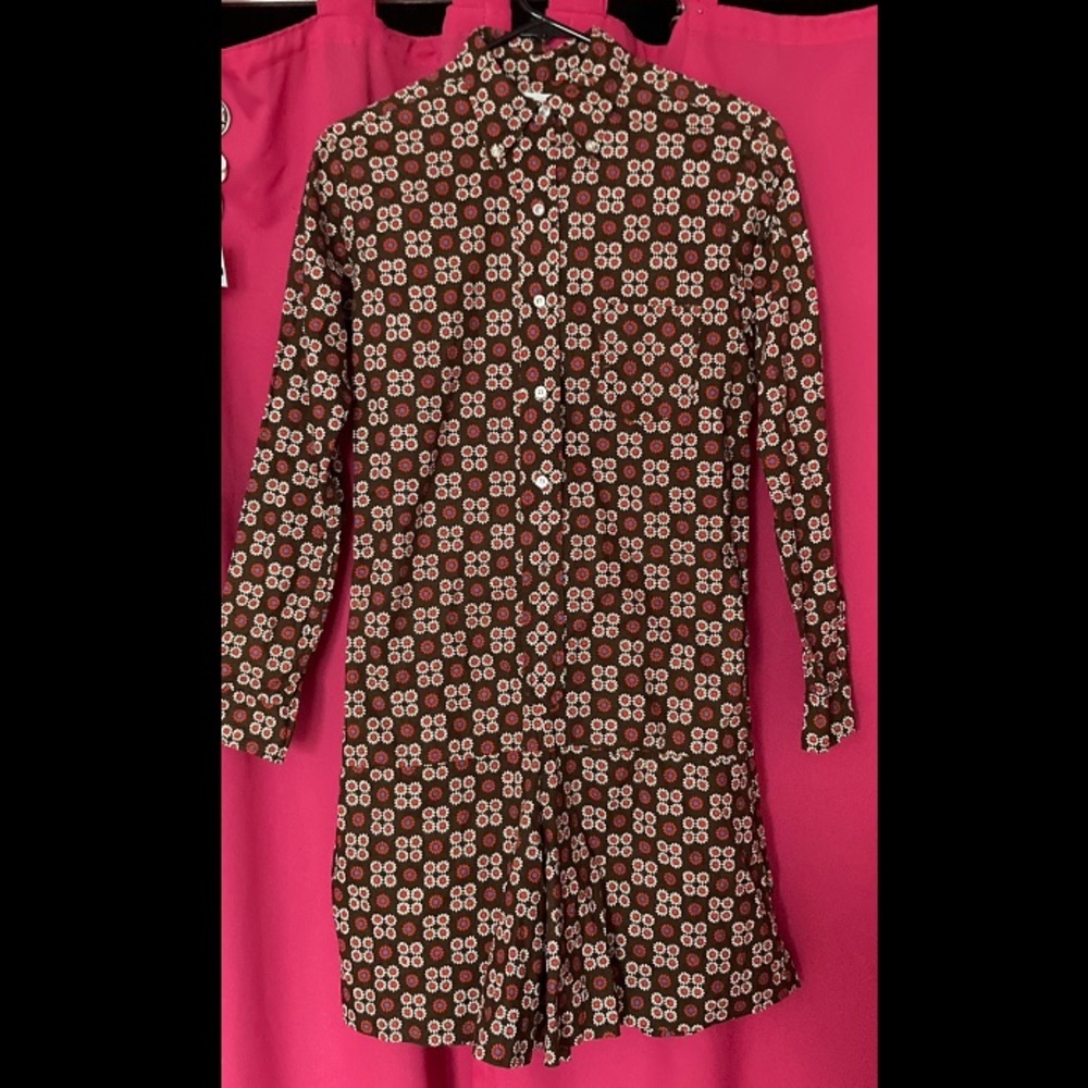 Vintage Flower Print Romper